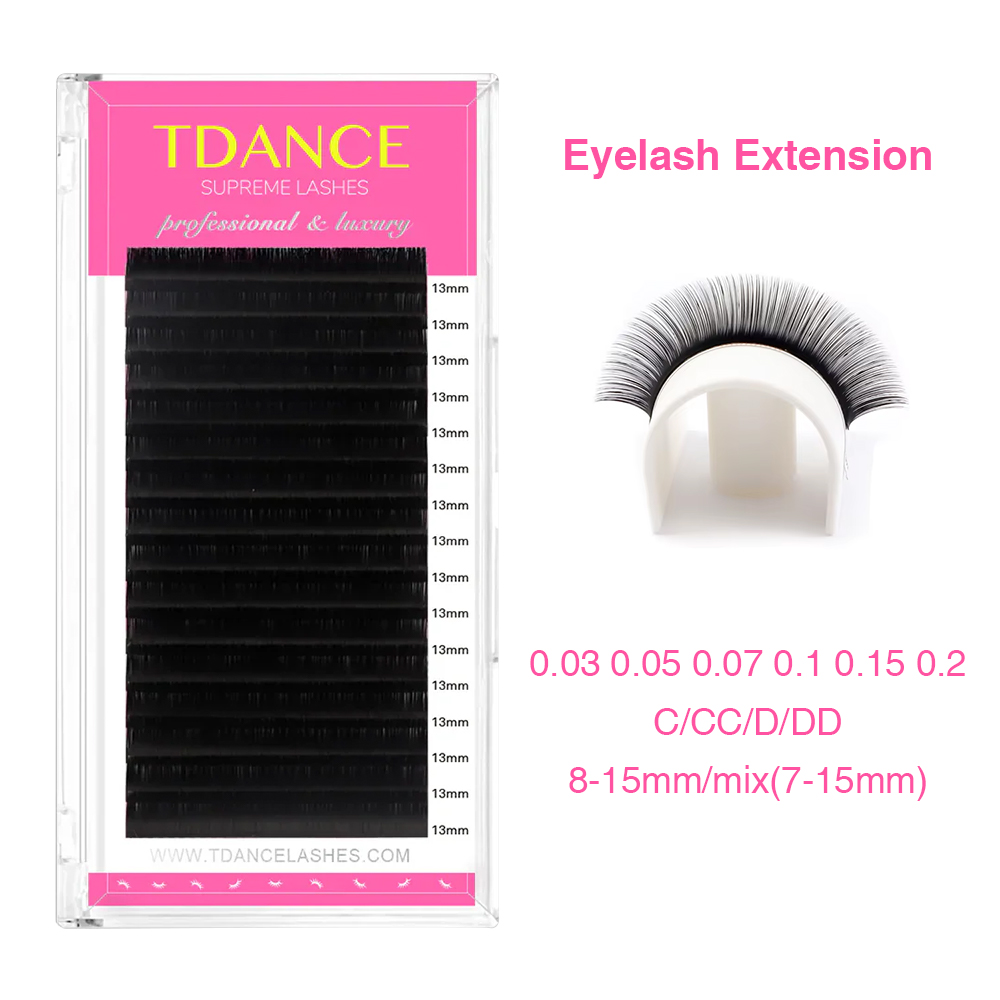 Eyelash Extension Russian - TDANCE Wimperverlenging 16 Rijen Korea PBT