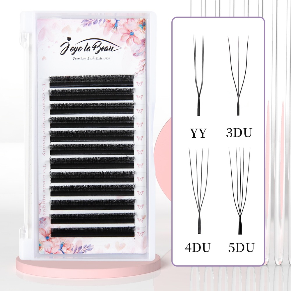 Eyelash Extension Yy - U-vormige YY 3DW 4DW 5DW wimperextensions