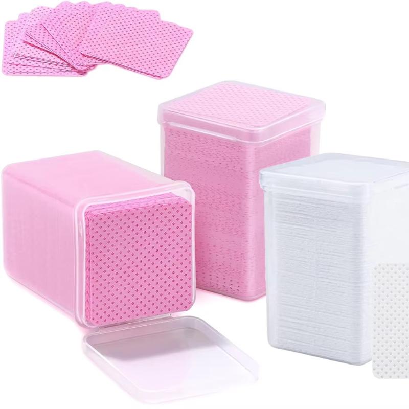 Eyelash Extension Glue Remover - 200 stuks pluisvrije nageldoekjes, lijmverwijderaar voor