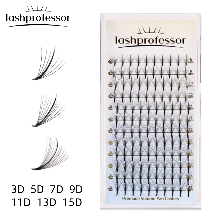 Eyelash Extension Korean Style - 3D/5D/7D/9D/11D/15D Handgemaakte Wispy Spike Thin Root