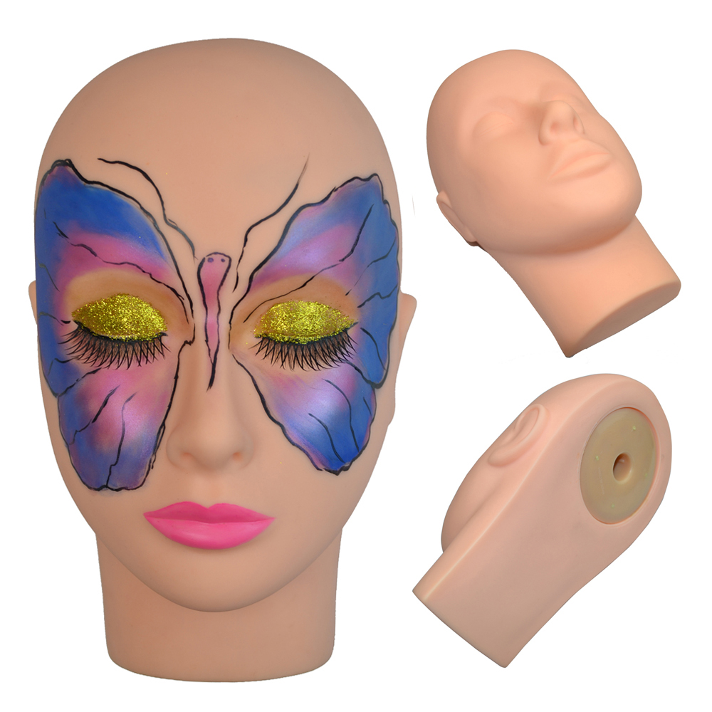 Eyelash Extension Model - Oefenpoppenhoofden voor wimperextensions - Gesloten ogen