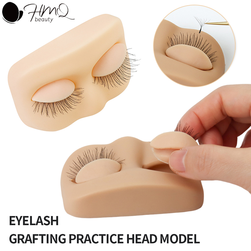 Eyelash Extension Model - Oefenhoofd voor wimperverlenging met verwijderbare oogleden