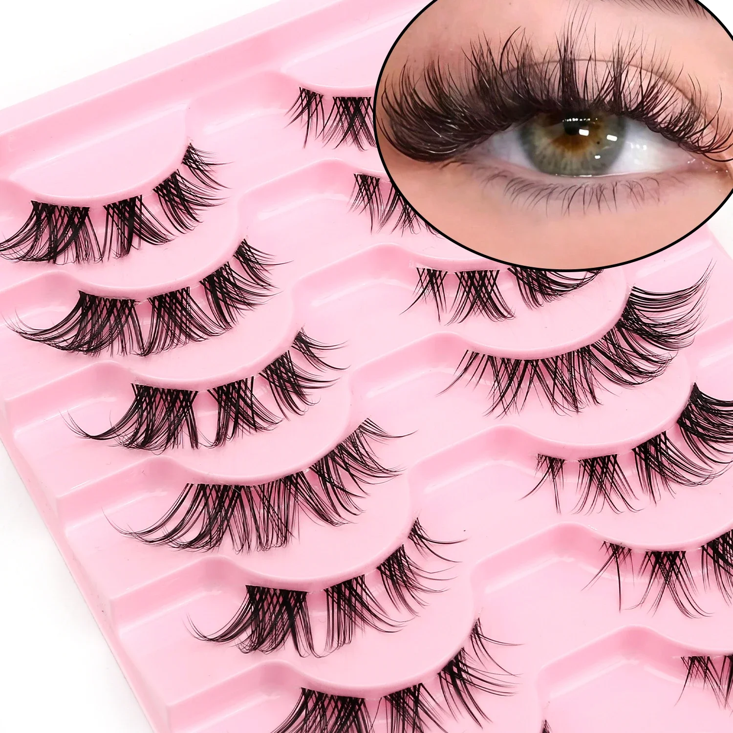 10 paar 3D nepwimpers van imit - Faux Mink Lash recensie en prijs
