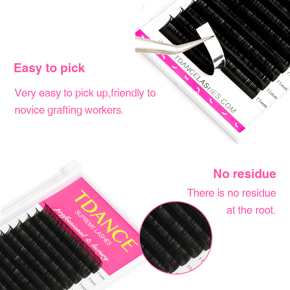 TDANCE Wimperverlenging 16 Rij - Eyelash Extension Russian recensie en prijs