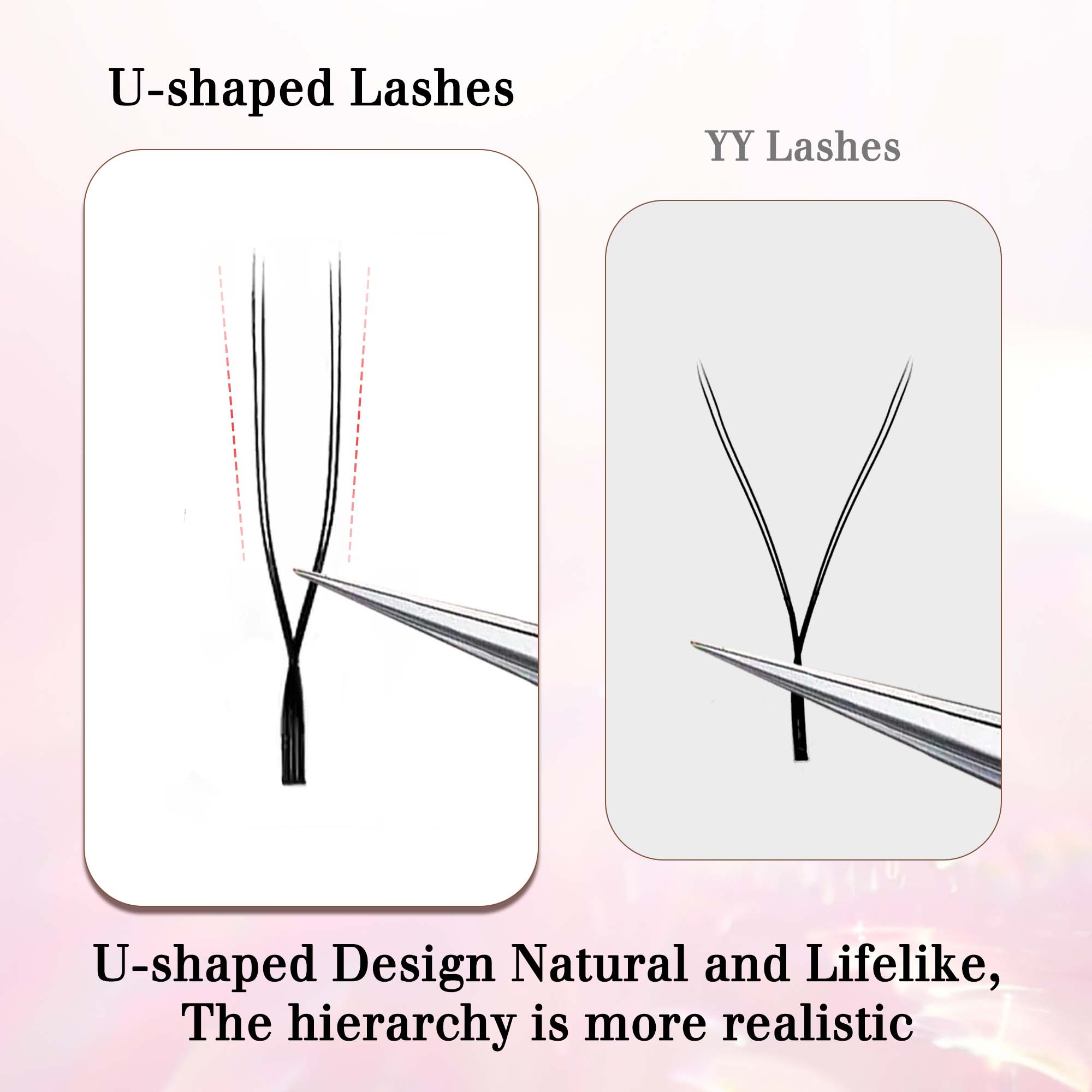 CoMango U YY wimpers natuurlij - Eyelash Extension Yy recensie en prijs