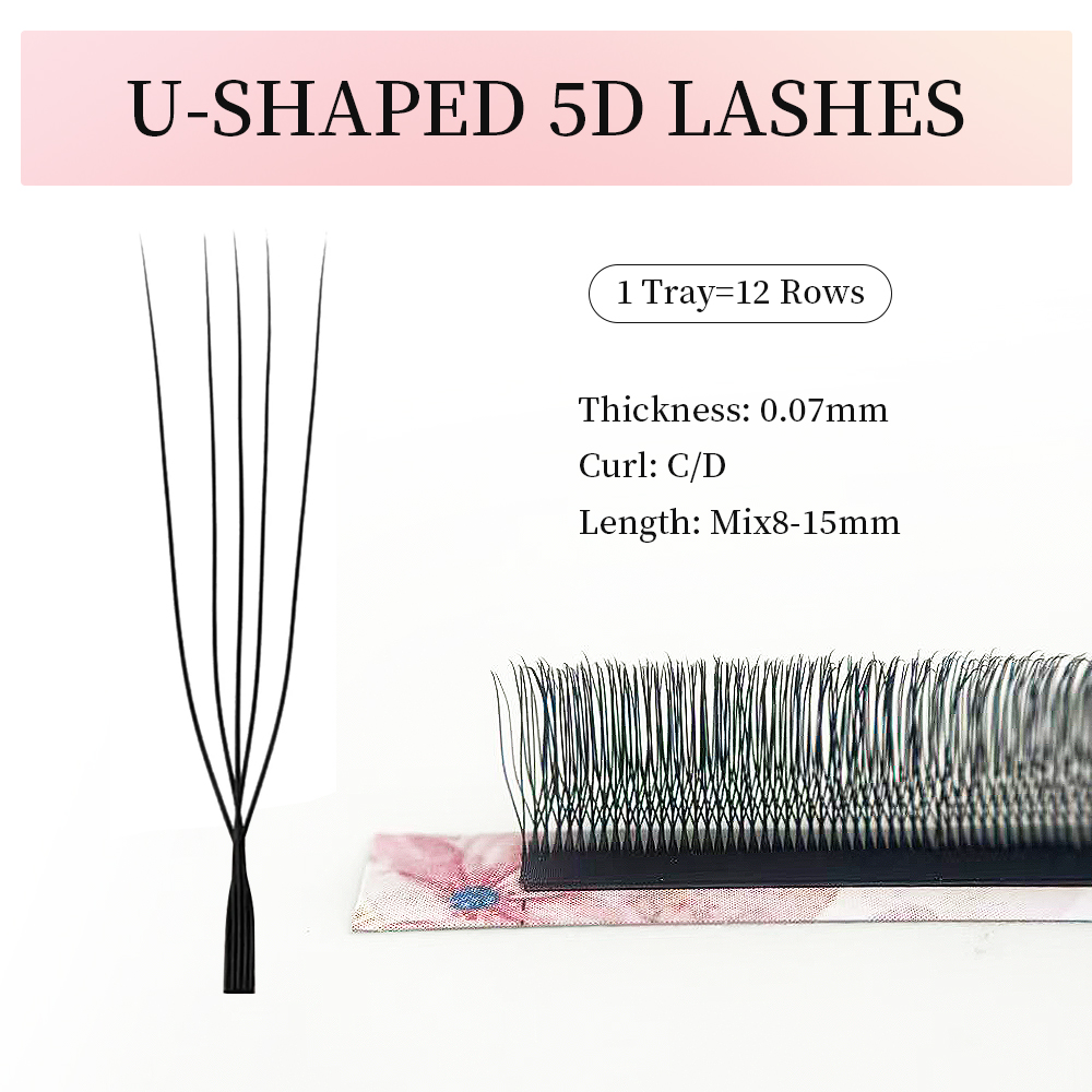 U-vormige YY 3DW 4DW 5DW wimpe - Eyelash Extension Yy recensie en prijs