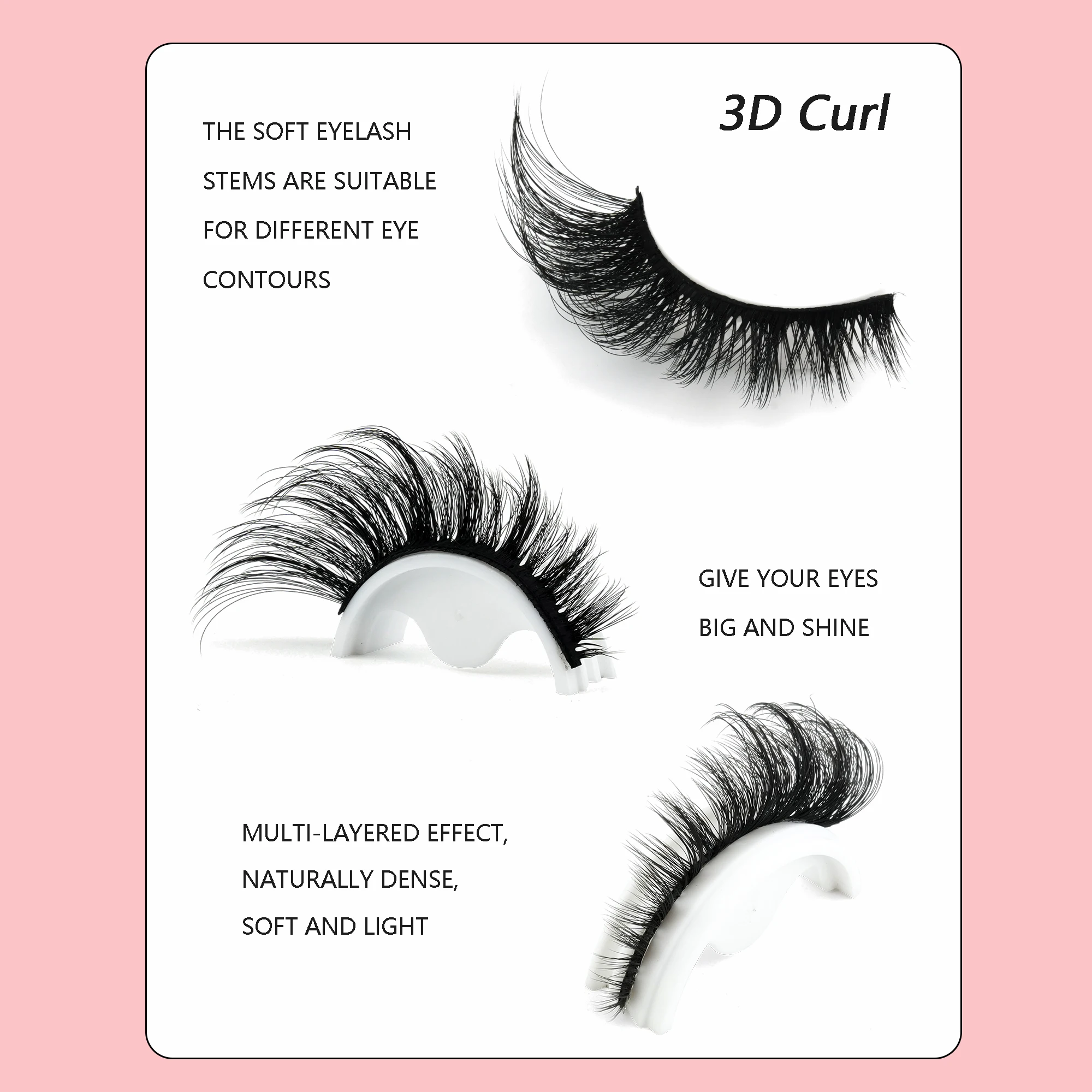 7 paar 5D pluizige, luchtige,  - Faux Mink Lash recensie en prijs