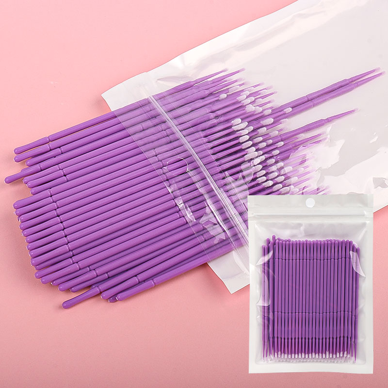 100 stks/zak Bamboe Wimper Ext - Eyelash Extension Glue Remover recensie en prijs