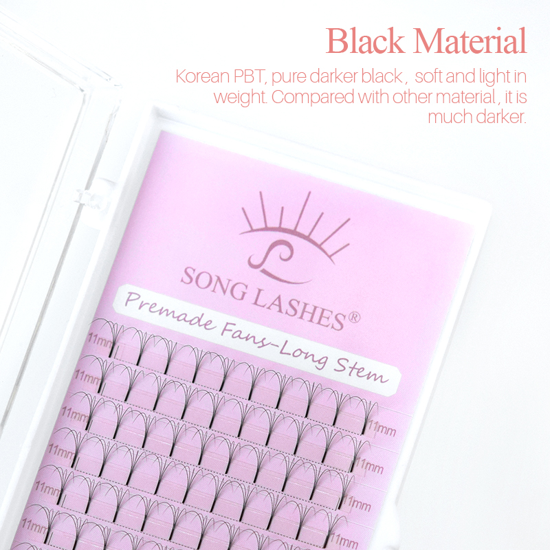 SONGLASHES Lange Wimperstukjes - Eyelash Extension Russian recensie en prijs