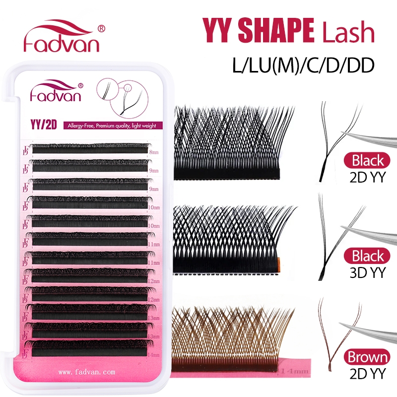 FADVAN YY/SYY Vorm L/LU(M)/C/D - Eyelash Extension Yy recensie en prijs