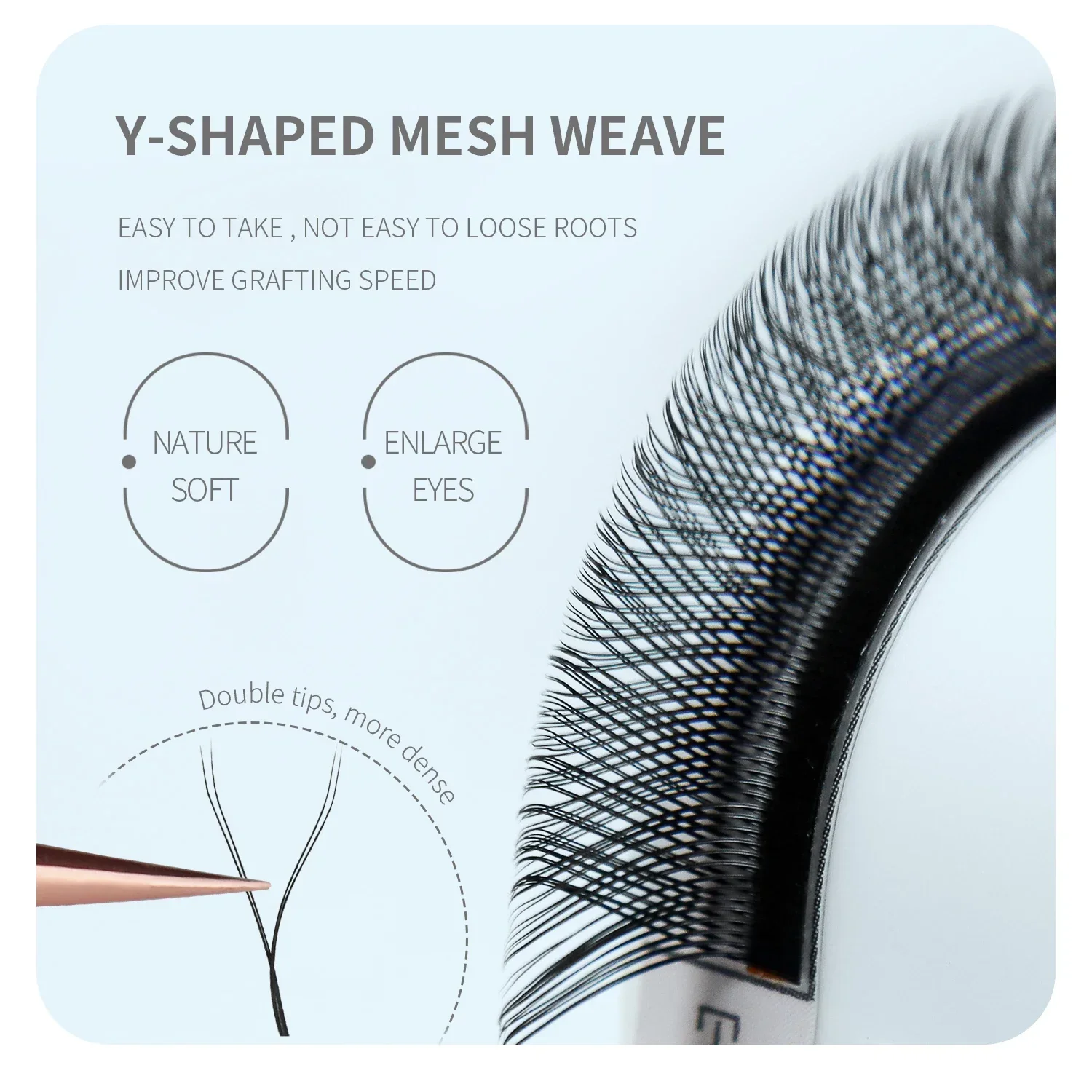 ANNAFRIS Bruin W-vorm Wimperex - Eyelash Extension Yy recensie en prijs
