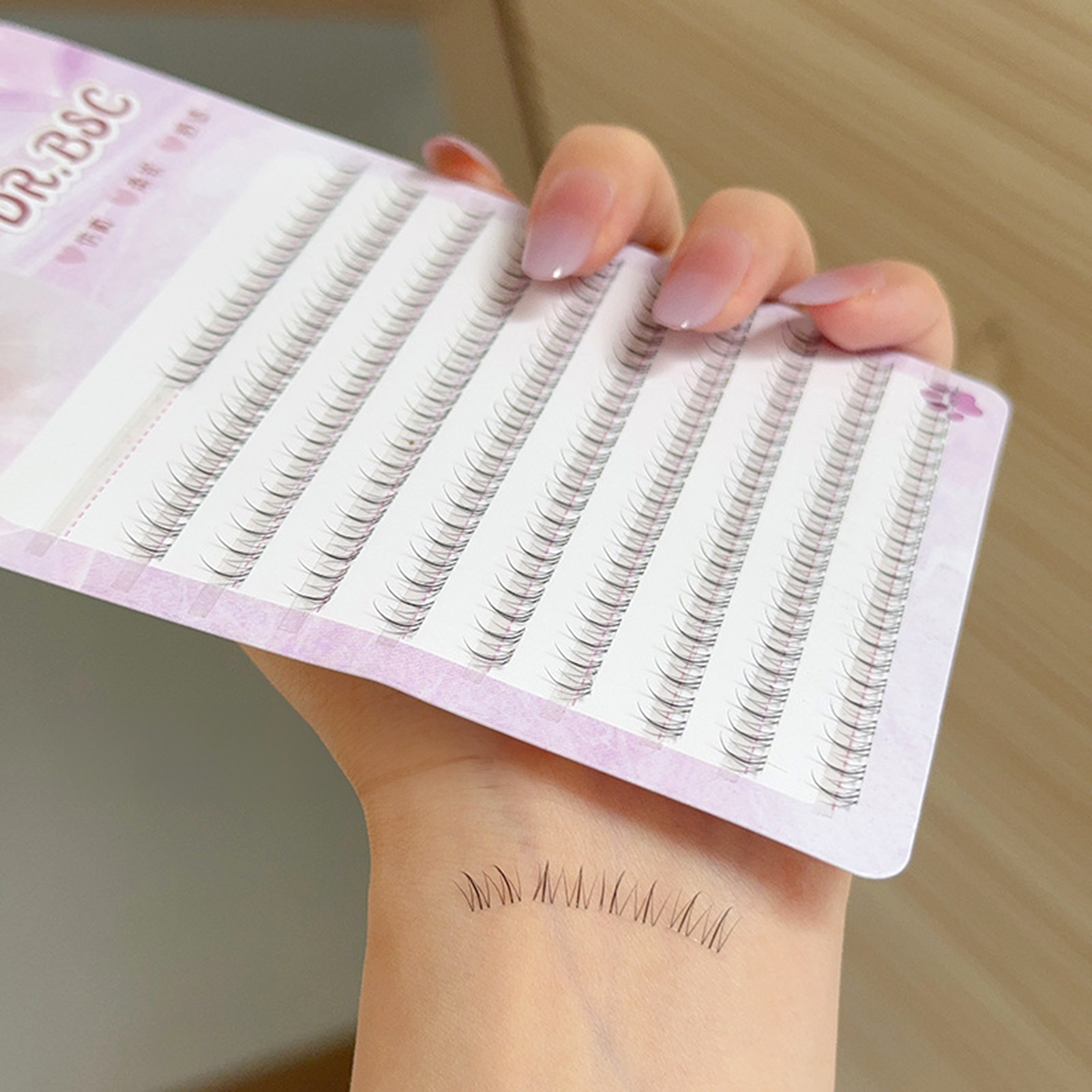 Dunne band onderkant valse wim - Eyelash Extension Korean Style recensie en prijs