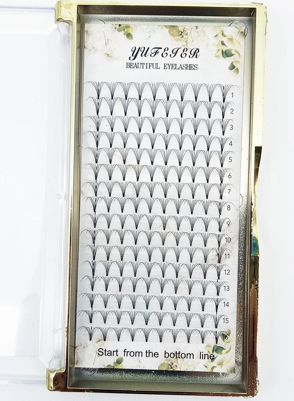 HBZGTLAD 16 Lijnen Voorgemaakt - Eyelash Extension Russian recensie en prijs
